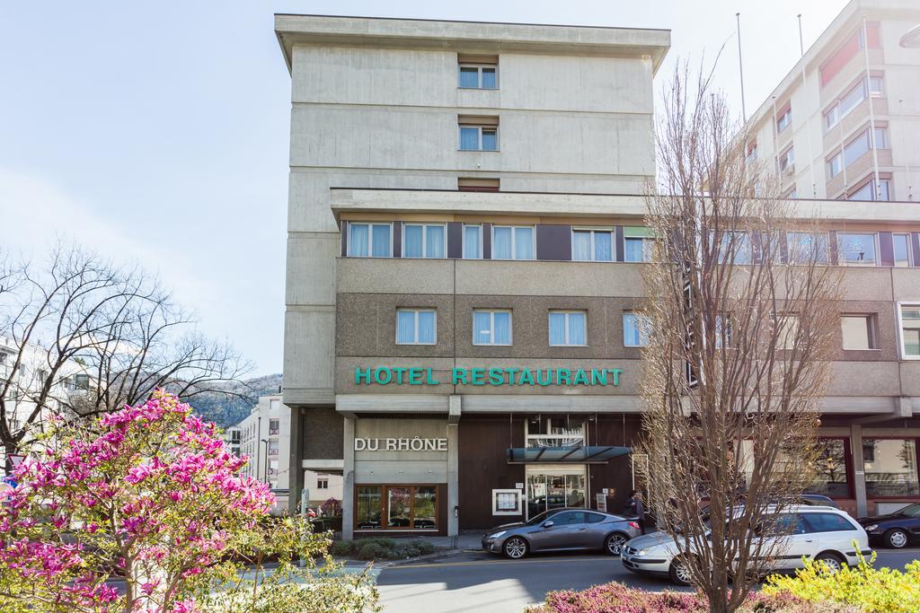 Hotel Du Rhone Sion Exterior foto