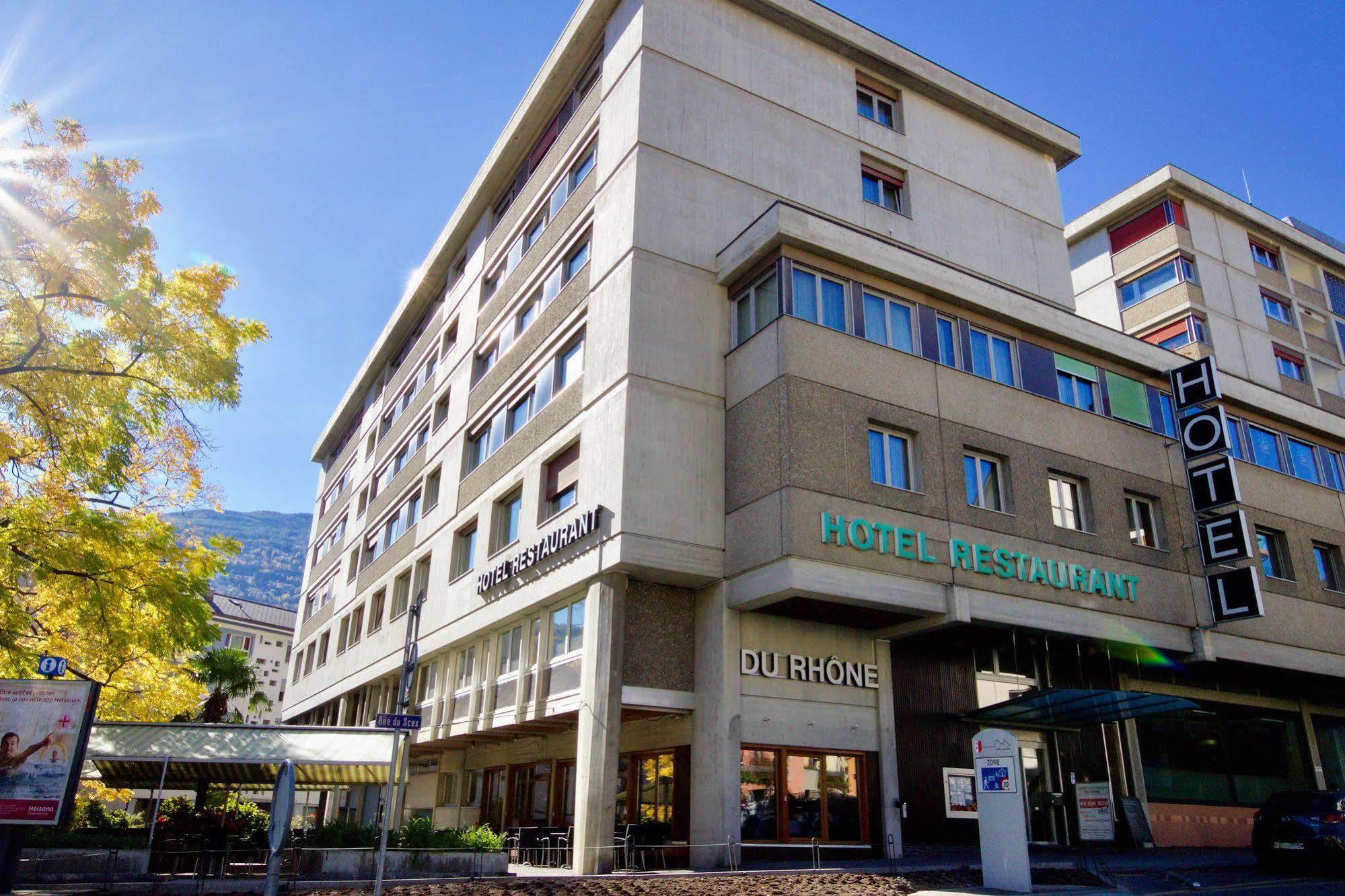 Hotel Du Rhone Sion Exterior foto